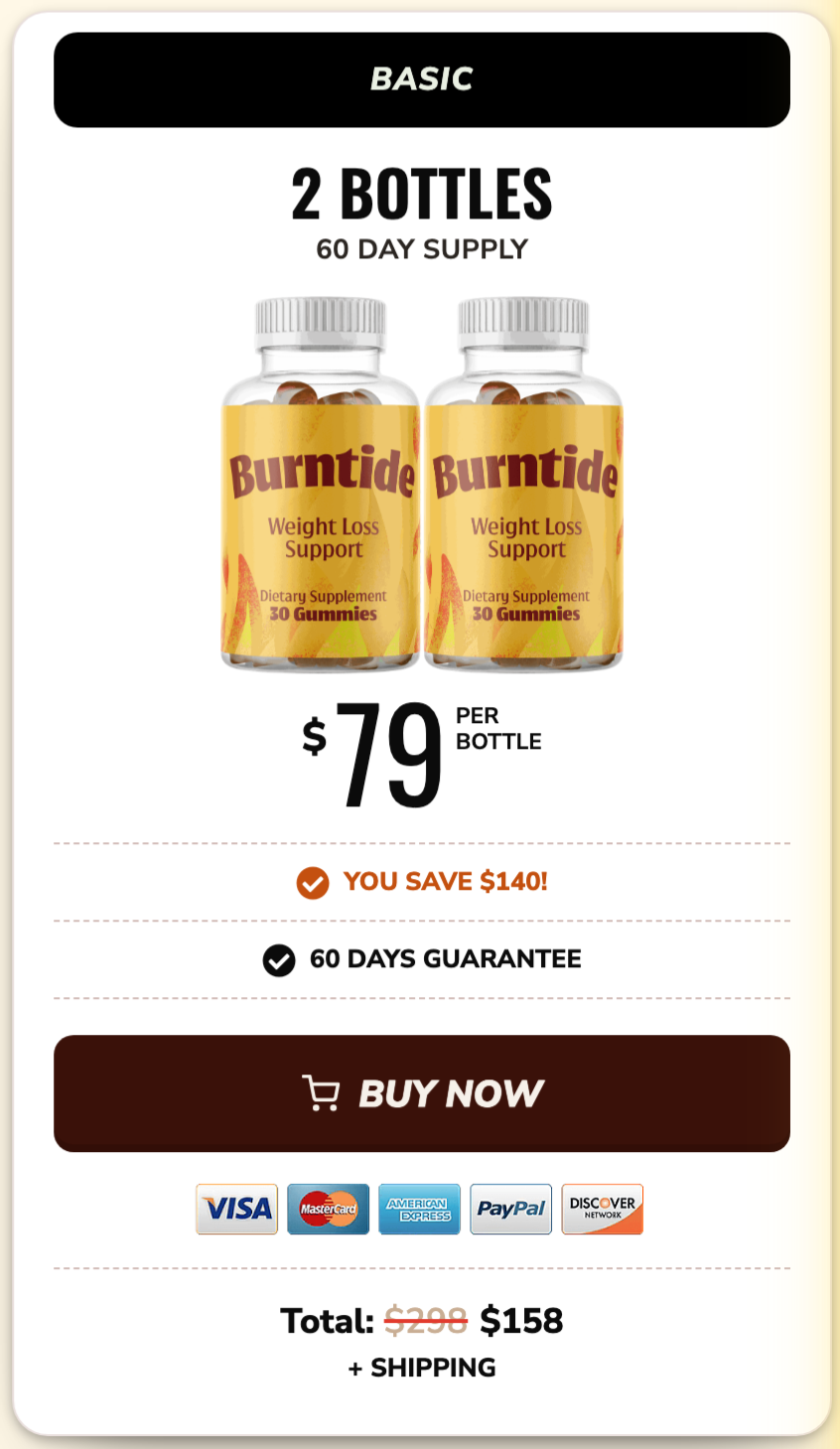 burntide 60 day supply