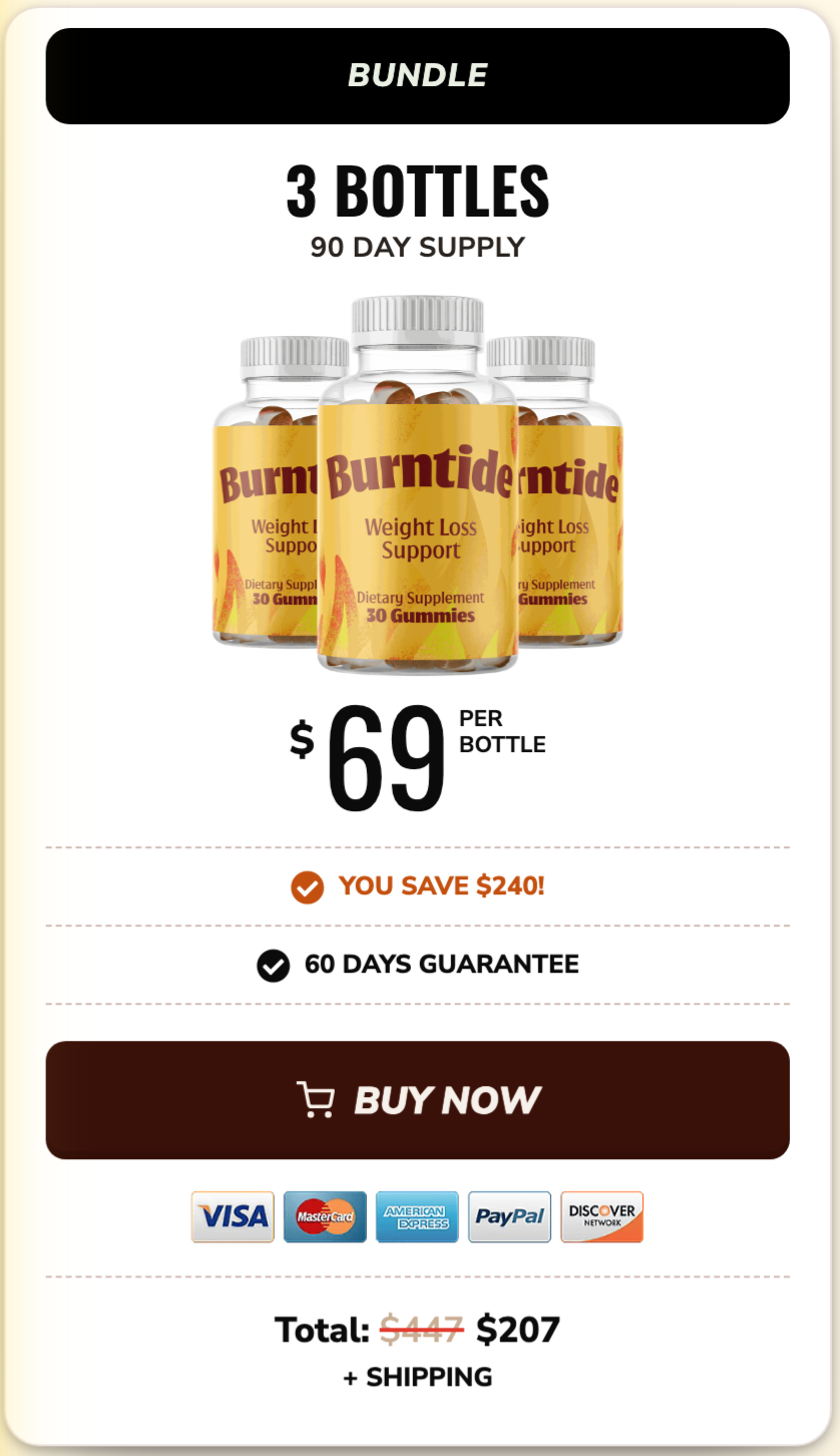 burntide 90 day supply